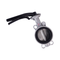PN16 Manual 3-Inch DN80 Wafer Type Butterfly Valve Cast Steel Stainless Steel Body Ductile Iron Disc SS410 Shaft EPDM Seal Water