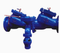Manual Isolation Valve Backflow Preventer Check Valve Low Drag Ductile Iron Flange Anti Fouling High Temperature Water Media
