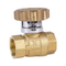 1/2 Inch Brass Manual Lockable Ball Valve with Key Hydraulic for Water OEM Supported for General Applications