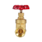Manufacture High-Temperature Manual Brass Control Gate Valve 1/2\" & 4\" Brass with Copper Thread Ball Structure for Water Use