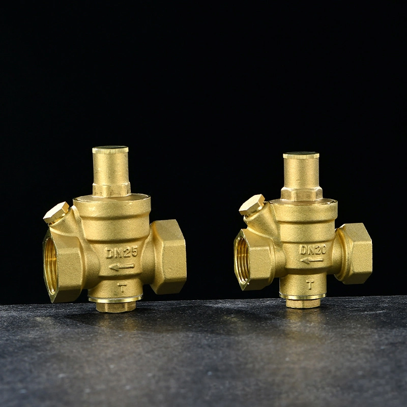 Hay12X-0503Brass Piston Type Pressure Reducing Valve Adjustable Water Pressure Reducing Valve 4 Inch DN15-DN32 factory