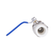 Professional 1/2 Inch Plastic Ball Valve with Double Union Thread Hydraulic & Manual Control Brass & PPR for Water & Gas Media