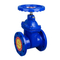 DN150 6 Inch Flanged Concealed Medium Fireproof Trench Gate Valve Made in China Blue