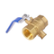 3/8-8 MIP FIP Female Brass Ball Valve Barb Connector Electric Manual Water Gas Oil Pneumatic OEM Customizable General Purpose