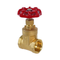 Manufacture High-Temperature Manual Brass Control Gate Valve 1/2\" & 4\" Brass with Copper Thread Ball Structure for Water Use