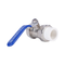 Professional 1/2 Inch Plastic Ball Valve with Double Union Thread Hydraulic & Manual Control Brass & PPR for Water & Gas Media