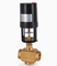 TF 2-Way Control Motorized Brass Valve HVAC Systems Zone Valve Fan Coil Unit Heating Cooling Linear Actuator Water Media OEM