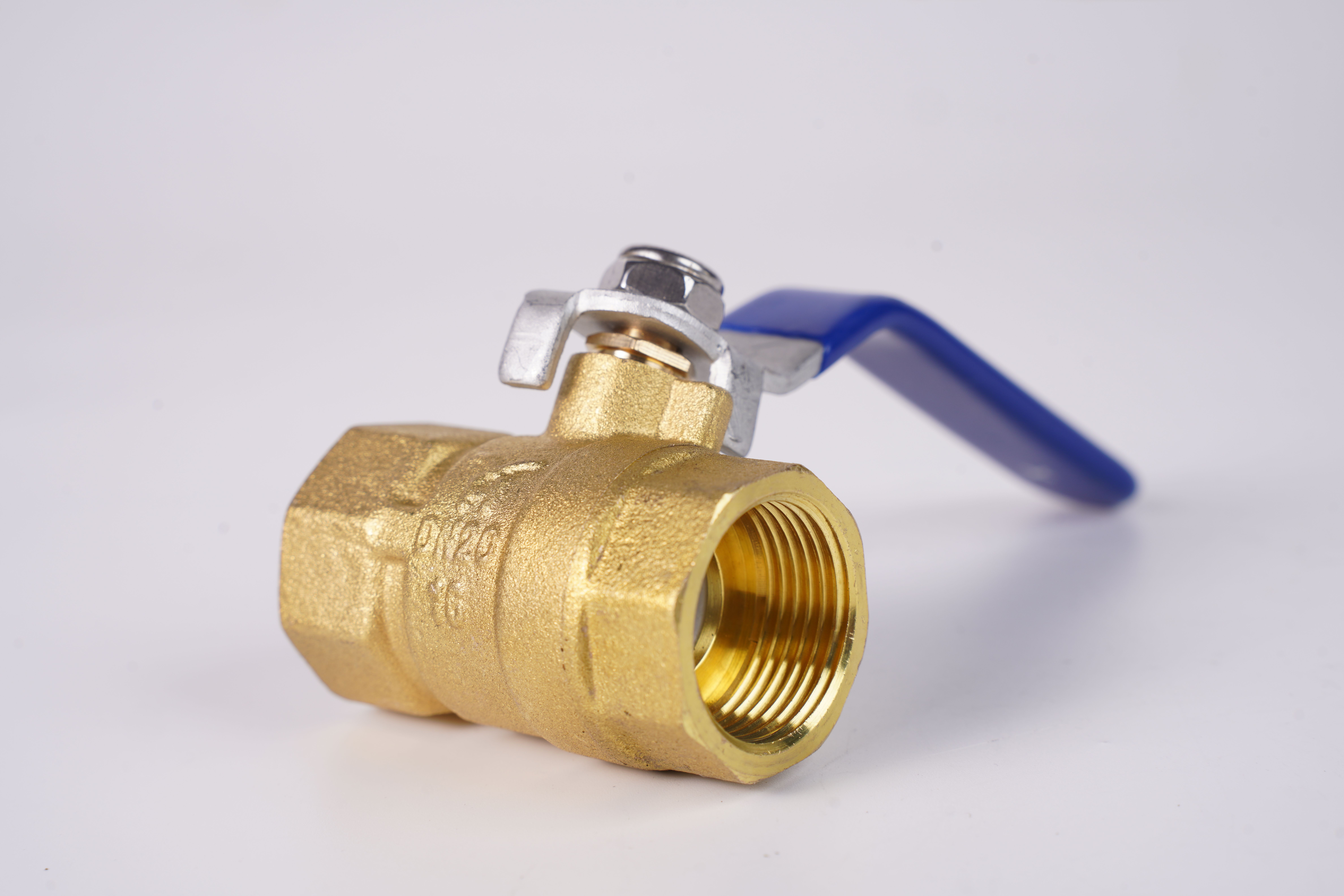 3/8-8 Brass Ball Valve Barb Connector Pneumatic Male Thread Manual Power General Water Gas Oil OEM Customizable MIP FIP Female factory