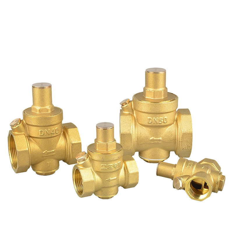 Hay12X-0503Brass Piston Type Pressure Reducing Valve Adjustable Water Pressure Reducing Valve 4 Inch DN15-DN32 supplier
