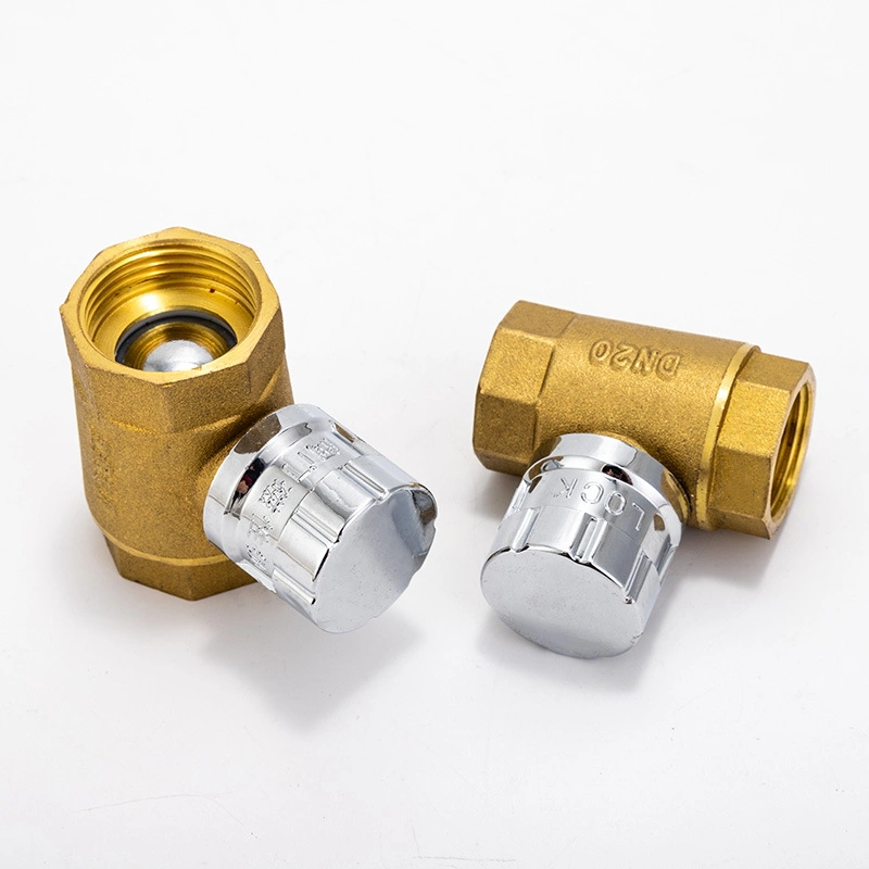 China Professional Supplier Durable Brass Magnetic Locking Ball Valve High Pressure Female Threaded Water HA-1050 manufacture