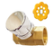 China Professional Supplier Durable Brass Magnetic Locking Ball Valve High Pressure Female Threaded Water HA-1050