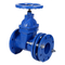 DN150 6 Inch Flanged Concealed Medium Fireproof Trench Gate Valve Made in China Blue