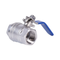 Manual Hydraulic BSP Threaded Stainless Steel Ball Valve 304/316 for Water Application 2pcs Internal Thread OEM Customizable