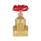 High-Temperature Manual Brass Control Gate Valve 1/2\" & 4\" Brass Copper Thread Ball Structure for Water Gas Oil Use
