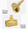 Heavy Duty Brass Ball Valve Long Handle 600 WOG FNPT FIP Threaded Manual Power Compressed Air Water Oil Gas Plumbing OEM Support