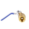 HUHANG Manual Forged Brass 1/4'' 2 Inch 3-Way Water Ball Valve High Pressure Union Lockable General Application Control Gas