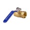 3/8-8 Brass Ball Valve Barb Connector Pneumatic Male Thread Manual Power General Water Gas Oil OEM Customizable MIP FIP Female