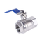 Manual Hydraulic BSP Threaded Stainless Steel Ball Valve 304/316 for Water Application 2pcs Internal Thread OEM Customizable