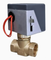 Electric Motorized Brass Ball Valve Actuator Manufacturer's Controller Float Switch Cooling Water Applications OEM Customization