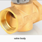 TF 2-Way Control Motorized Brass Valve HVAC Systems Zone Valve Fan Coil Unit Heating Cooling Linear Actuator Water Media OEM