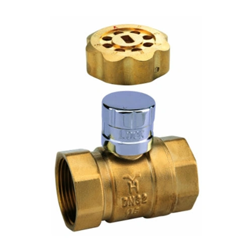 China Professional Supplier Durable Brass Magnetic Locking Ball Valve High Pressure Female Threaded Water HA-1050 supplier