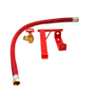 Fire Hose Reel, Red Fire‑fighting Hose Reel Complete Set for Building Fire Cabinet
