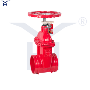 Grooved Non‑Rising Stem Resilient Seated Signal Gate Valve, Ductile Iron Fire Signal Gate Valve UL FM Certified for Fire Protection System