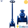 Manual Extended Stem Gate Valve Flange Connection Epoxy Coated Underground Buried Gate Valve