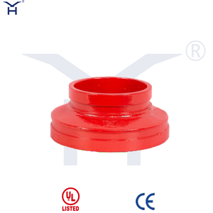 Ductile Iron Grooved Concentric Reducer, UL Listed Fire Protection Grooved Reducer for Fire Sprinkler Pipeline