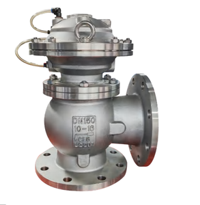 Stainless Steel Angle Type Quick‑Opening Sludge Valve, 304 / 316 Flanged Sludge Drain Valve for Chemical Sewage
