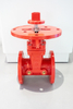 Flanged Resilient Seated Gate Valve with Post Indicator, Ductile Iron Fire Gate Valve UL FM Certified for Underground Fire Protection System