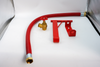Fire Hose Reel, Red Fire‑fighting Hose Reel Complete Set for Building Fire Cabinet
