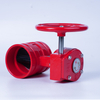 Grooved Worm‑gear Butterfly Valve, Ductile Iron Fire Butterfly Valve UL FM Certified for Fire Protection System