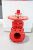 Flanged Resilient Seated Gate Valve with Post Indicator, Ductile Iron Fire Gate Valve UL FM Certified for Underground Fire Protection System