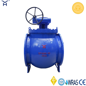 Eccentric Semi‑Ball Valve, Ductile Iron QT450‑10, PN10, Gear Operated Flanged Type