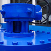 Eccentric Semi‑Ball Valve, Ductile Iron QT450‑10, PN10, Gear Operated Flanged Type