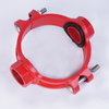 Ductile Iron Grooved Mechanical Cross, UL Listed Fire Protection Mechanical Cross Tee for Grooved Piping System