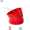 Ductile Iron Grooved 22.5° Elbow, UL Listed Fire Protection Grooved Pipe Elbow for Fire Sprinkler System