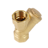DN15‑DN50 Brass Y‑Strainer WRAS CE Certified Threaded Y‑Filter For Plumbing & Fire‑Fighting System