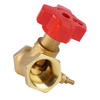 Brass Static Balancing Valve, Female Thread Manual Flow Balancing Valve for HVAC Heating Water System