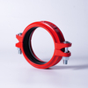 Ductile Iron Grooved Rigid Coupling, UL Listed Fire Protection Rigid Grooved Coupling for Steel Pipe Connection