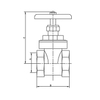 Full brass valve body fire‑fighting water system indoor fire hydrant