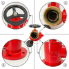 Ductile iron body body fire‑fighting water system indoor fire hydrant