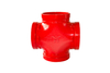 Ductile Iron Grooved Equal Cross, UL Listed Fire Protection Grooved 4‑Way Cross for Fire Sprinkler Pipeline System