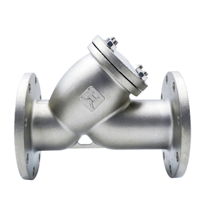 Stainsteel Y‑type Strainer Flange Y Strainer With SS304 Screen for Water Supply Pump Inlet Pipeline Filtration