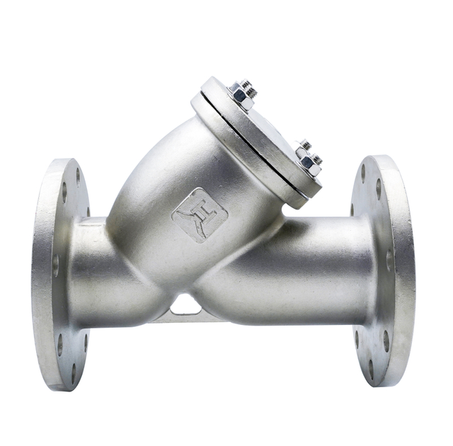 Stainsteel Y‑type Strainer Flange Y Strainer With SS304 Screen for Water Supply Pump Inlet Pipeline Filtration