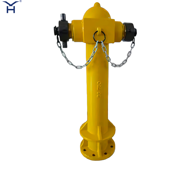UL/FM certificate DN100 PN16 BS750 yellow fire hydrant 