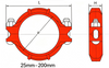 Ductile Iron Grooved Rigid Coupling, UL Listed Fire Protection Rigid Grooved Coupling for Steel Pipe Connection