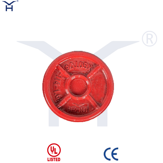 Ductile Iron Grooved End Cap, UL CE Listed Fire Protection Grooved Pipe End Cap for Fire Sprinkler Pipeline