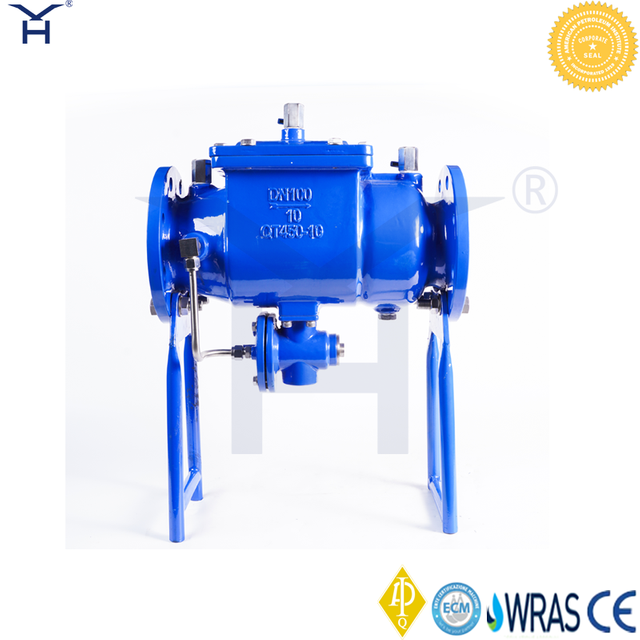 DL41X Low‑Resistance Backflow Preventer Ductile Iron Flanged Anti‑Pollution Backflow Prevent Valve For Potable Water Supply Pipeline